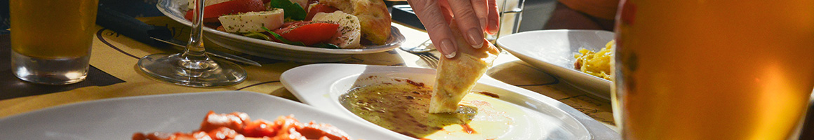Eating Deli at Cesarina's Italian Deli restaurant in Largo, FL.